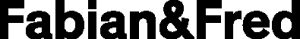 Black text saying Fabian and Fred